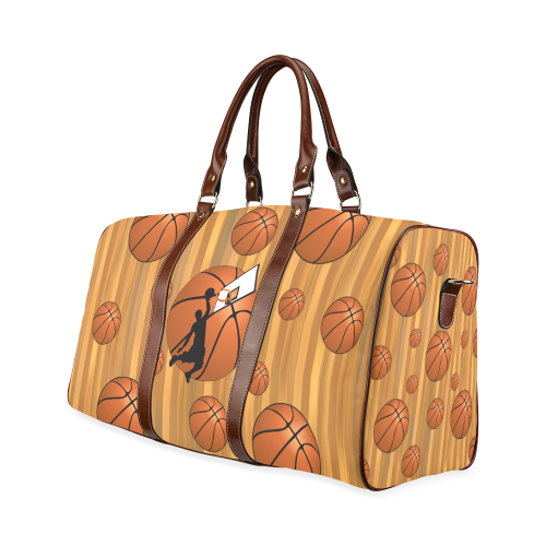 Slam Dunk Basketball Player Waterproof Travel Bag/Large (Model 1639)