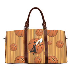 Slam Dunk Basketball Player Waterproof Travel Bag/Large (Model 1639)