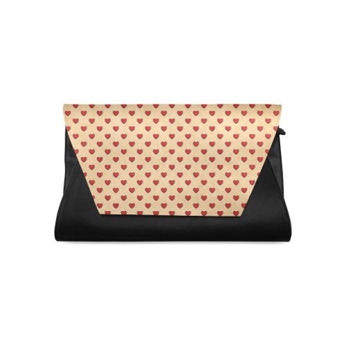 RETRO HEARTS Clutch Bag (Model 1630)