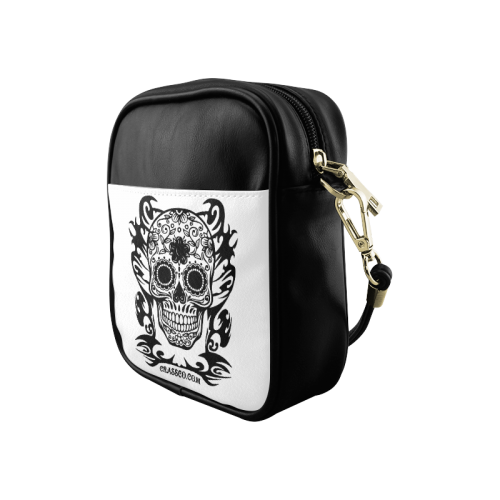 SKULL FLOWERS Sling Bag (Model 1627)