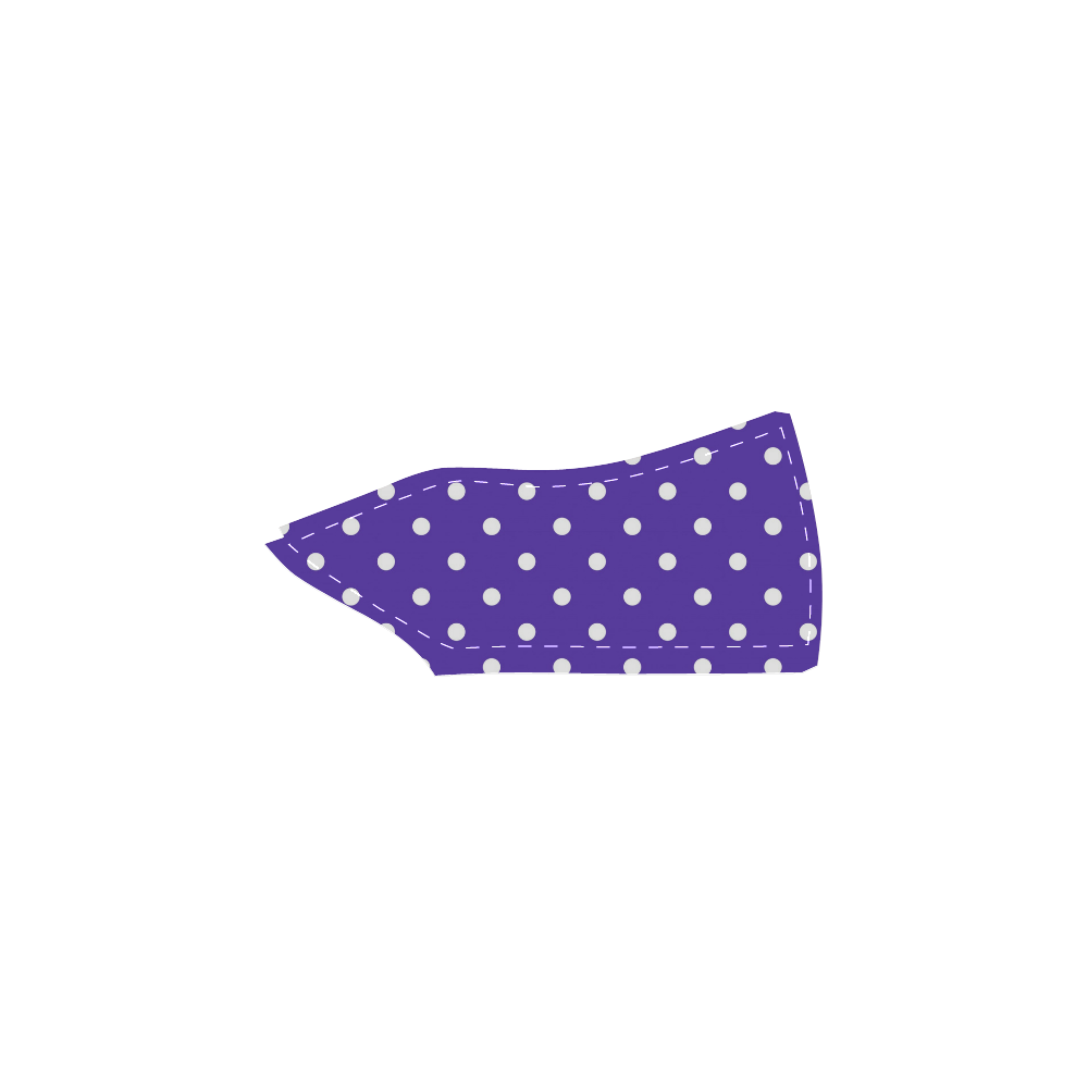 polkadots20160611 Women's Slip-on Canvas Shoes (Model 019)