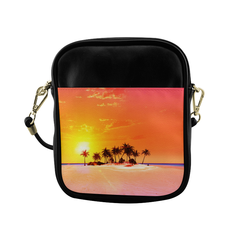 Wonderful sunset in soft colors Sling Bag (Model 1627)