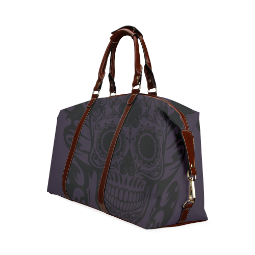 SKULL FLOWERS Classic Travel Bag (Model 1643)