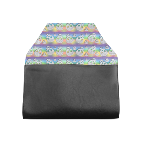 SKULLS MULTICOLOR Clutch Bag (Model 1630)