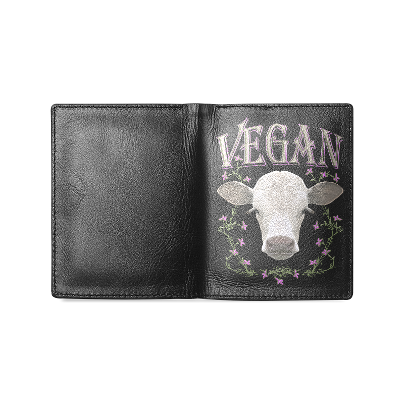 VEGAN CALF Men's Leather Wallet (Model 1612)