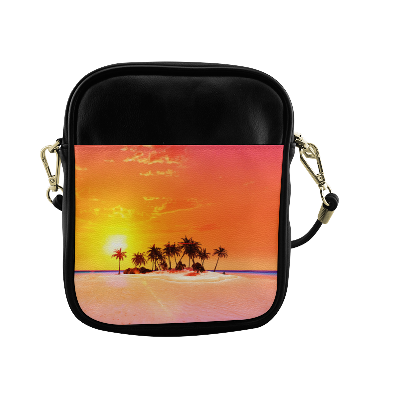 Wonderful sunset in soft colors Sling Bag (Model 1627)