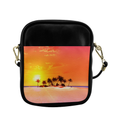 Wonderful sunset in soft colors Sling Bag (Model 1627)