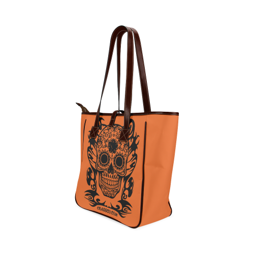 SKULL FLOWERS Classic Tote Bag (Model 1644)