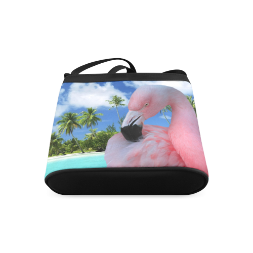 Flamingo and Beach Crossbody Bags (Model 1613)