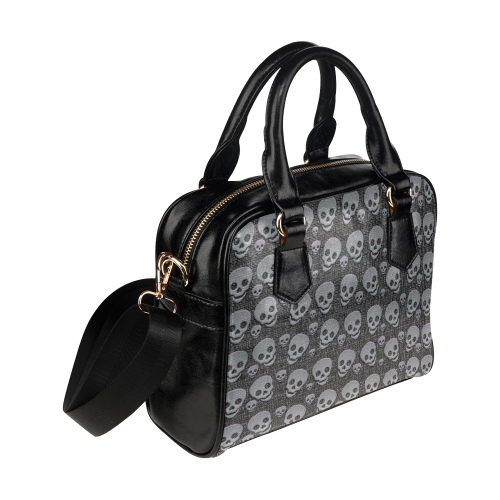 SKULLS EVOLUTION Shoulder Handbag (Model 1634)