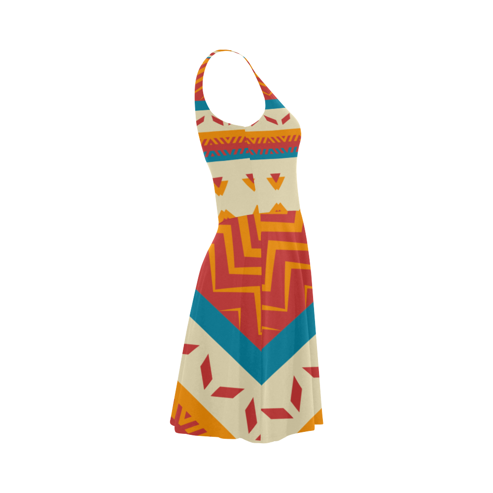 Tribal shapes Atalanta Sundress (Model D04)