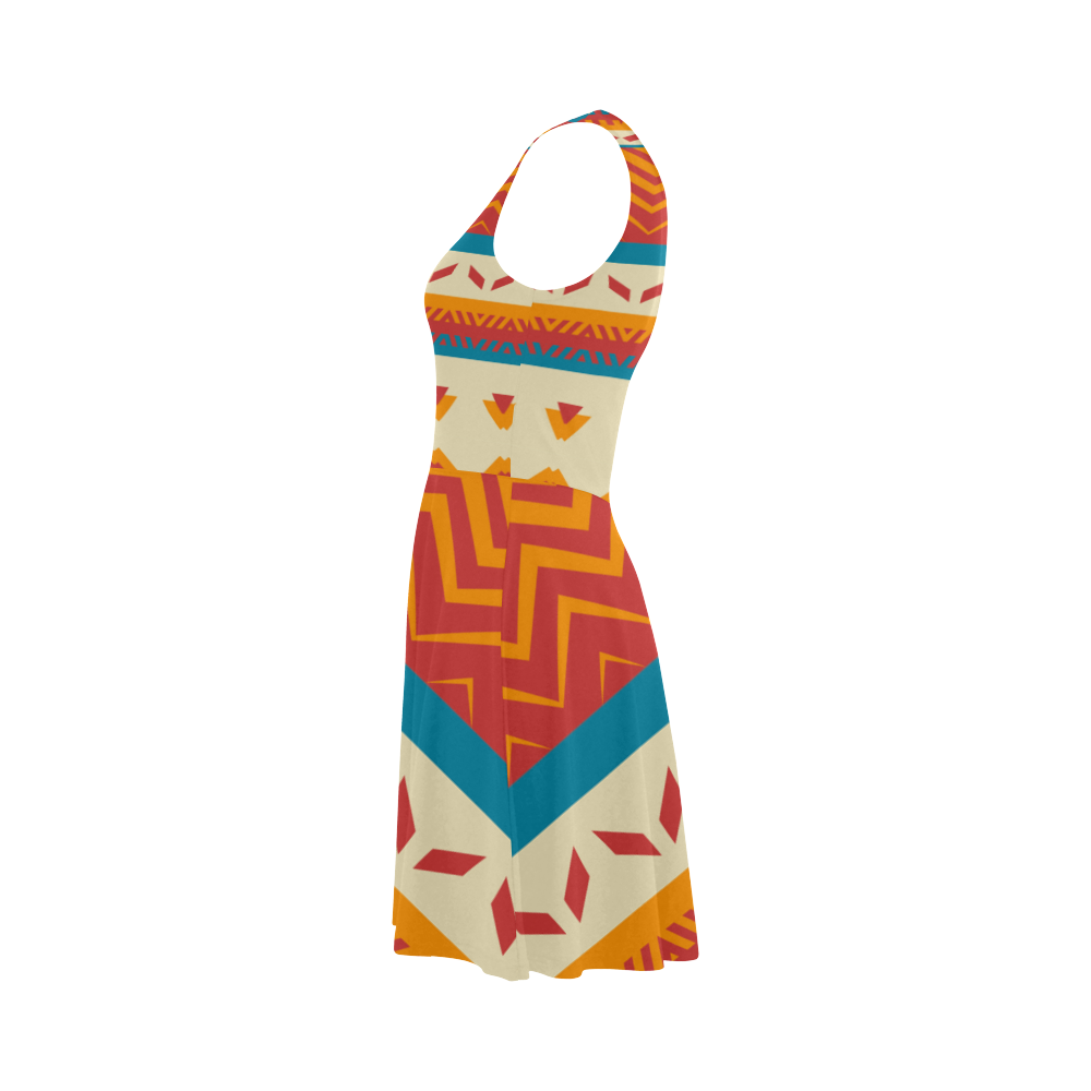 Tribal shapes Atalanta Sundress (Model D04)