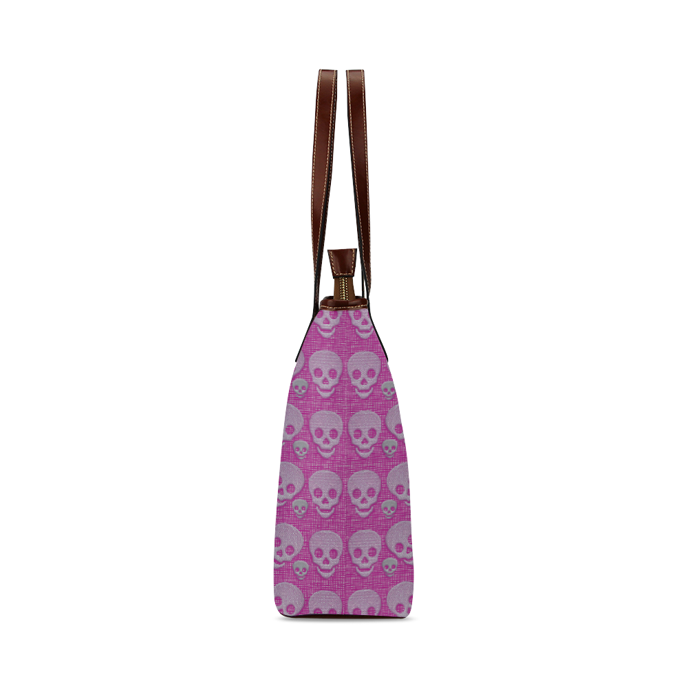 SKULLS EVOLUTION Shoulder Tote Bag (Model 1646)