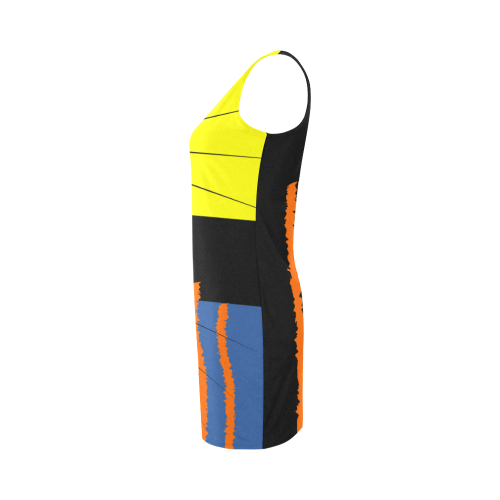 Playful Color-blocking Medea Vest Dress (Model D06)
