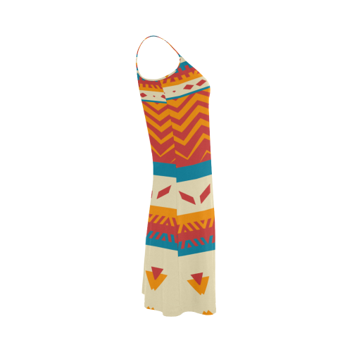 Tribal shapes Alcestis Slip Dress (Model D05)