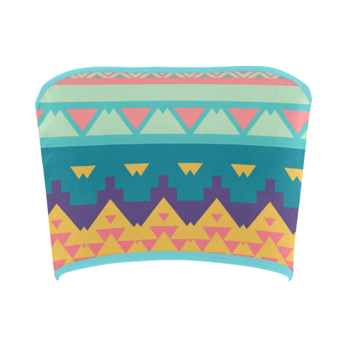 Pastel tribal design Bandeau Top