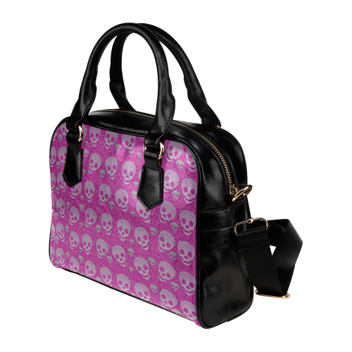 SKULLS PINKY Shoulder Handbag (Model 1634)