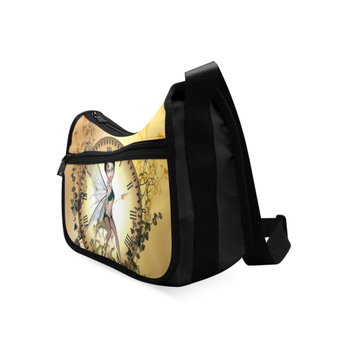 Steampunk, wonderful fairy, clocks and gears Crossbody Bags (Model 1616)