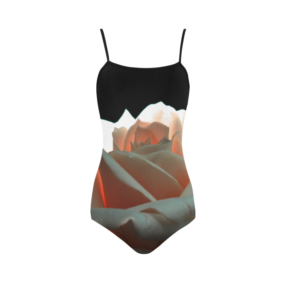 A Beautiful Rose Strap Swimsuit ( Model S05)