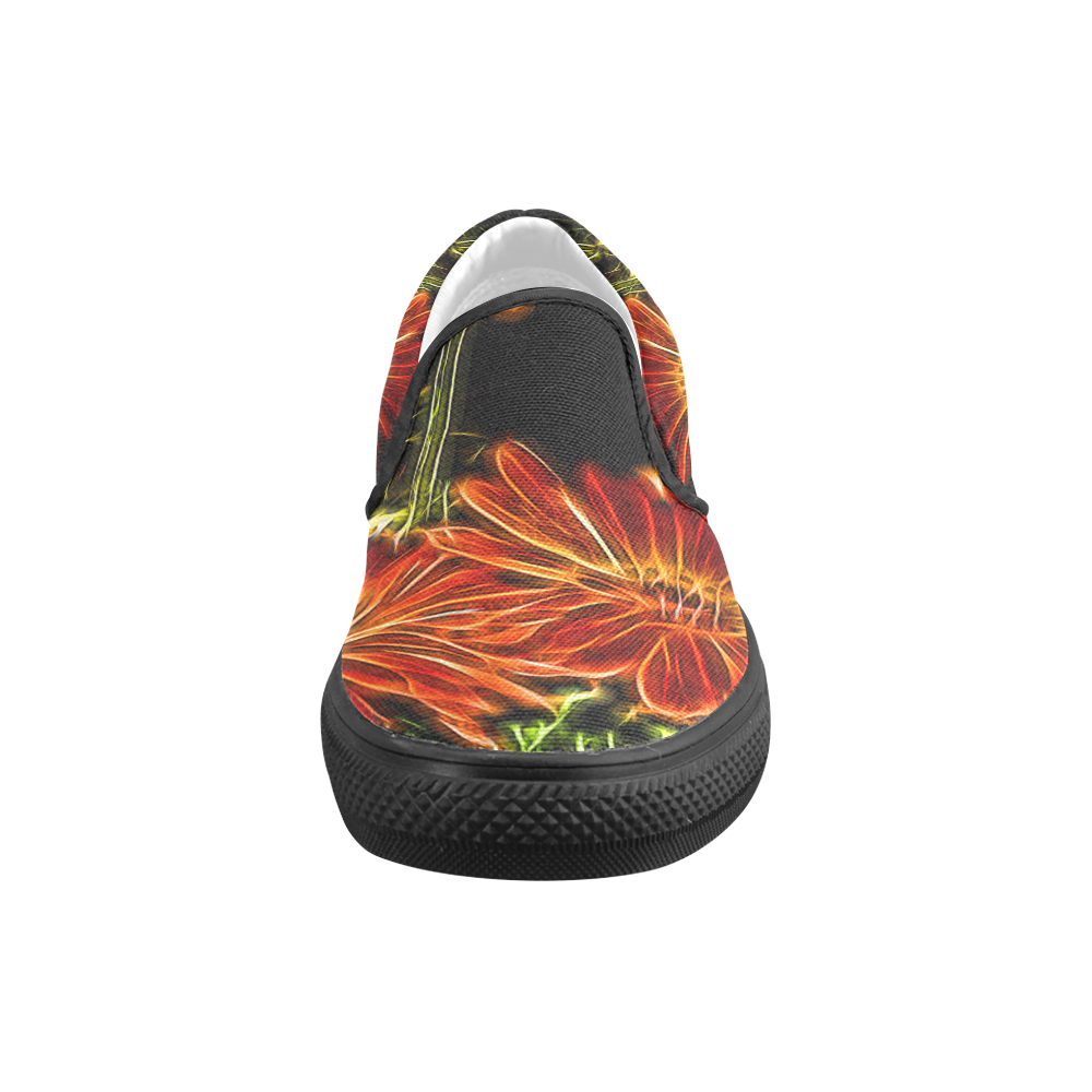 Calendua Topaz Women's Unusual Slip-on Canvas Shoes (Model 019)