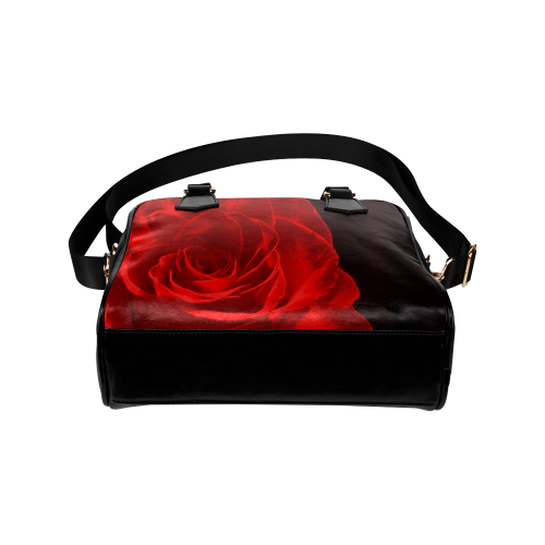 A Rose Red Shoulder Handbag (Model 1634)