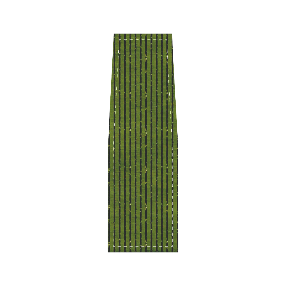 Green Stripe Saddle Bag/Small (Model 1649) Full Customization