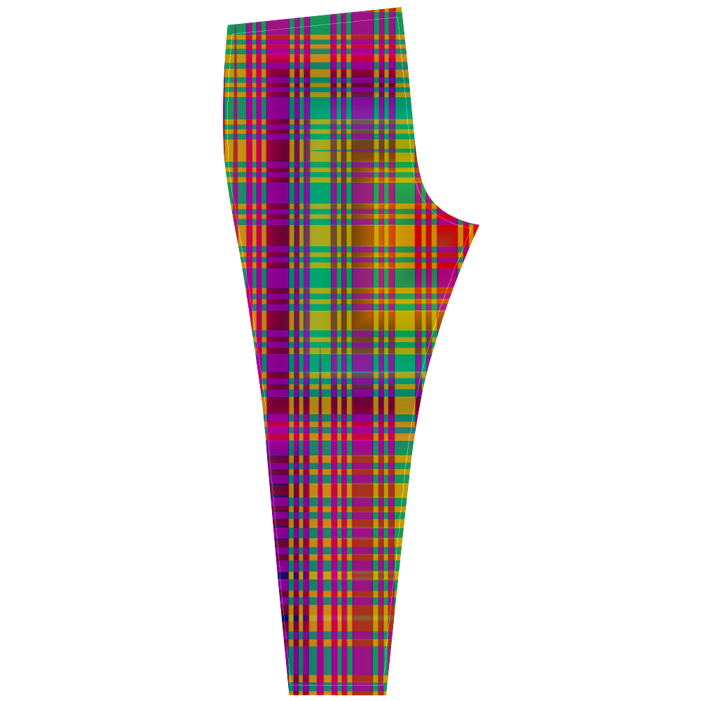 Rainbow Tartan Cassandra Women's Leggings (Model L01)