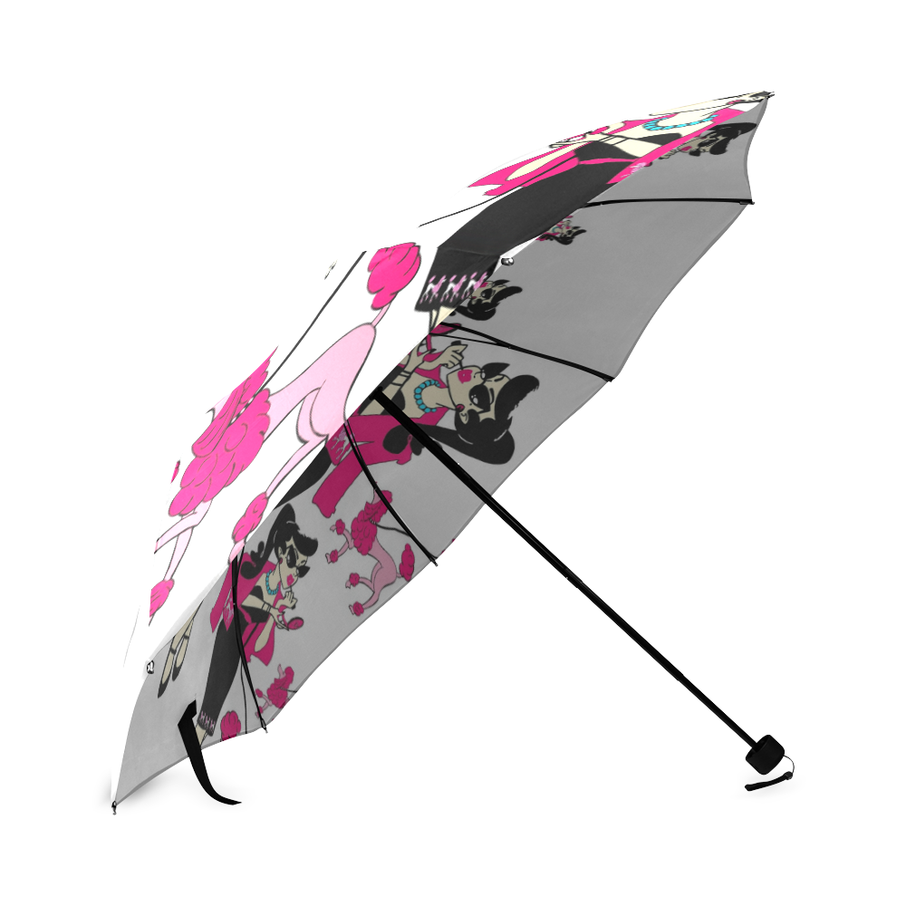 Rockabilly Rebek gal Foldable Umbrella (Model U01)