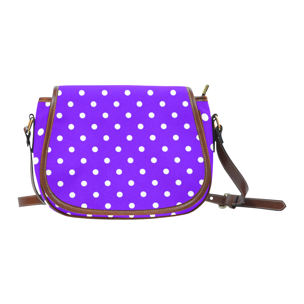 polkadots20160624 Saddle Bag/Small (Model 1649) Full Customization
