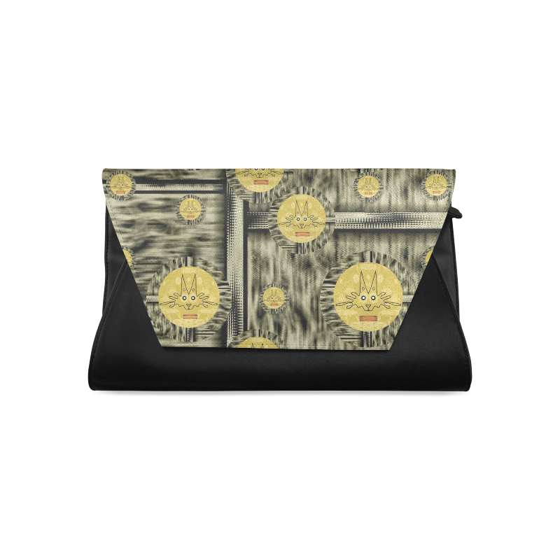Rabbits and Lace to keep the senses high popart Clutch Bag (Model 1630)