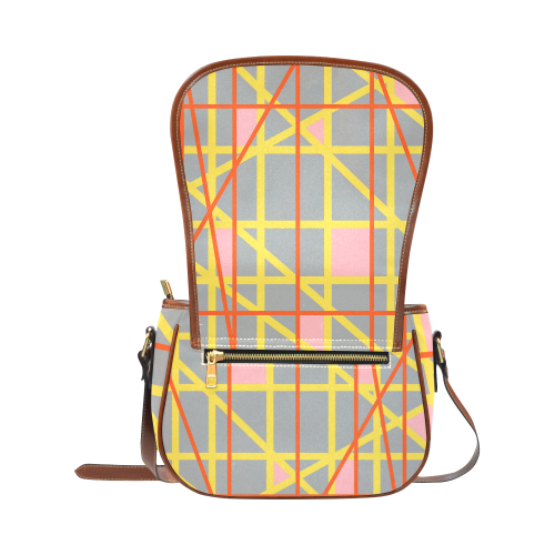 Abstract RQ Saddle Bag/Small (Model 1649) Full Customization