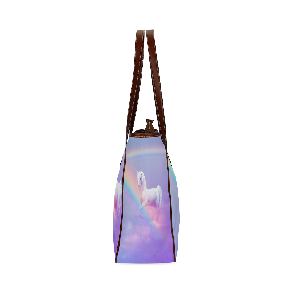 Unicorn and Rainbow Classic Tote Bag (Model 1644)