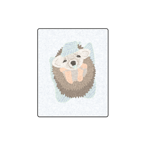 Baby Boy Hedgehog Blanket 40"x50"