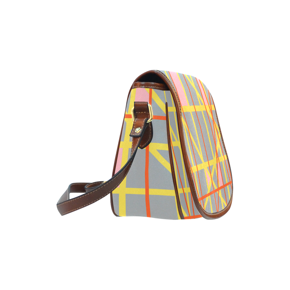 Abstract RQ Saddle Bag/Small (Model 1649) Full Customization