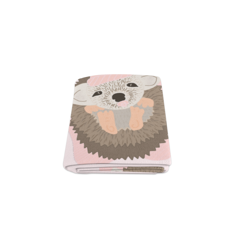 Baby Girl Hedgehog Blanket 40"x50"