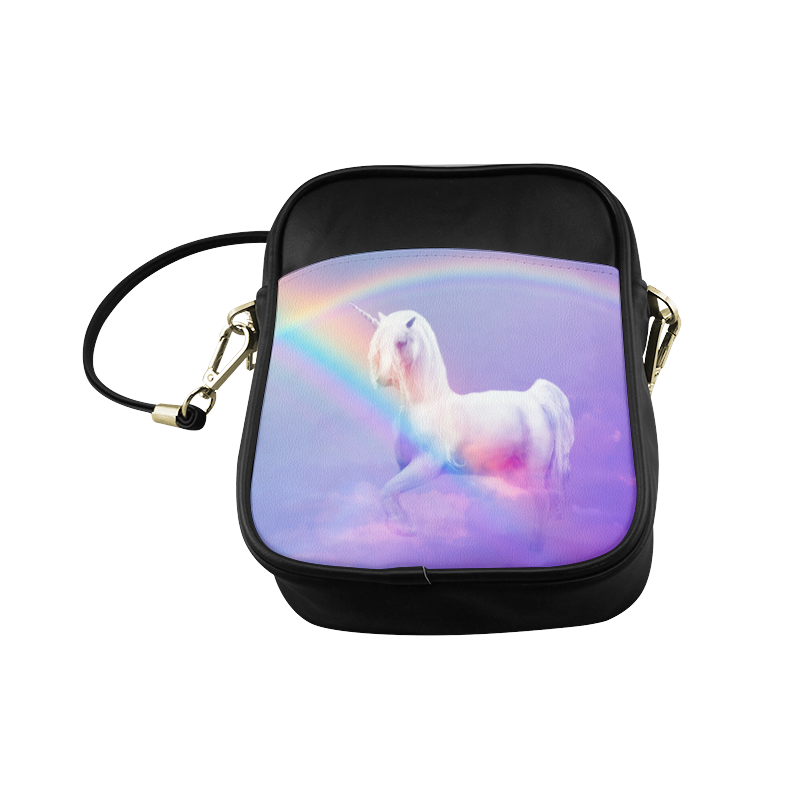 Unicorn and Rainbow Sling Bag (Model 1627)