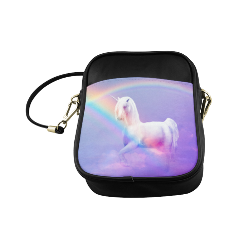 Unicorn and Rainbow Sling Bag (Model 1627)