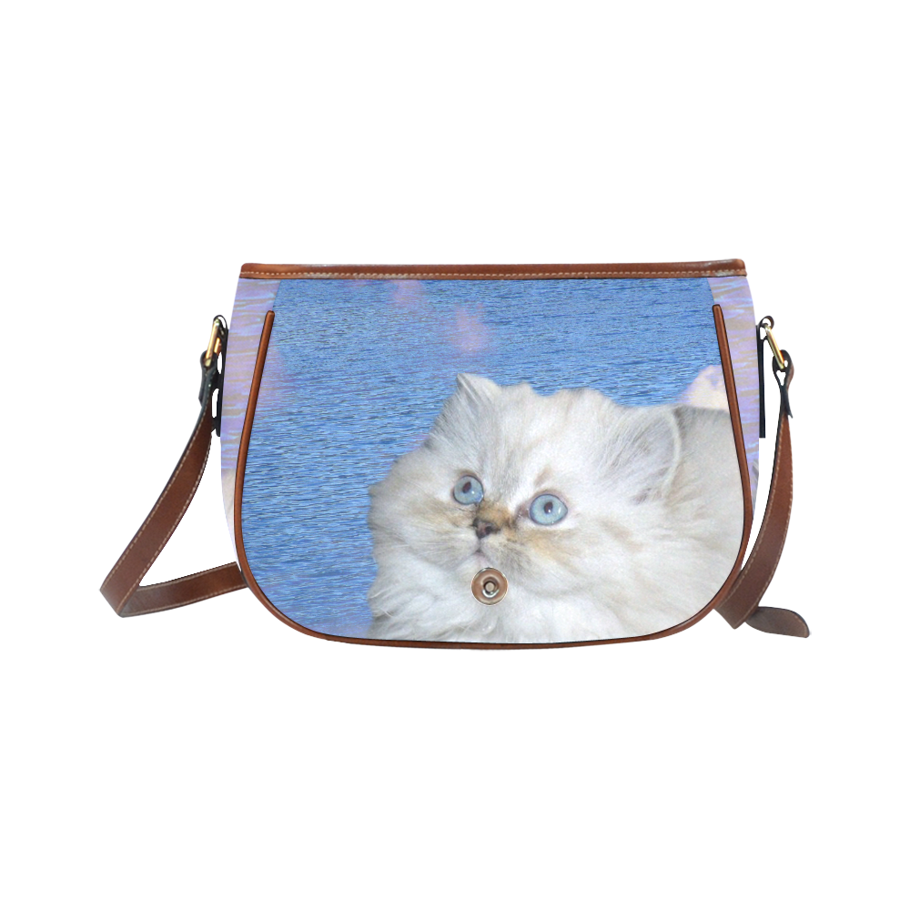 Cat and Water Saddle Bag/Large (Model 1649)