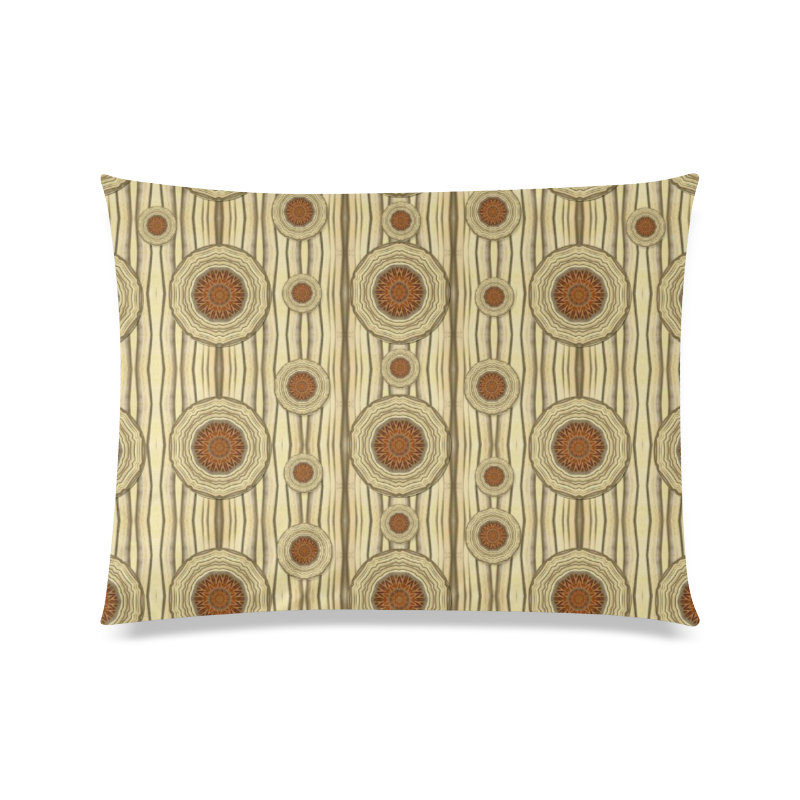 Decorative wood Custom Zippered Pillow Case 20"x26"(Twin Sides)