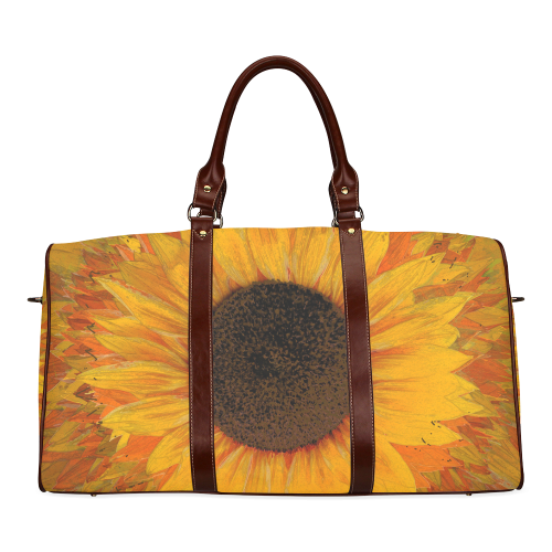 Sunflower Waterproof Travel Bag/Small (Model 1639)