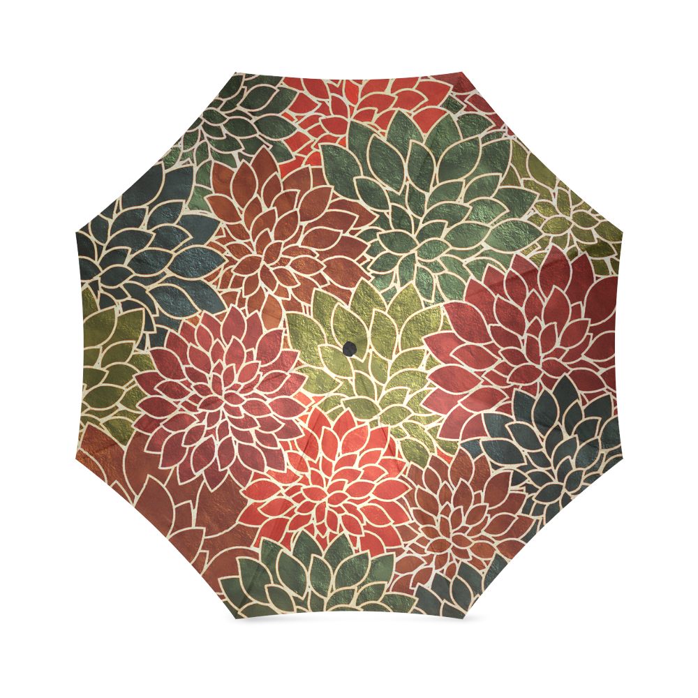 Floral Abstract 2 Foldable Umbrella (Model U01)