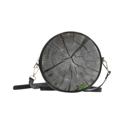 Dried Tree Stump Round Sling Bag (Model 1647)