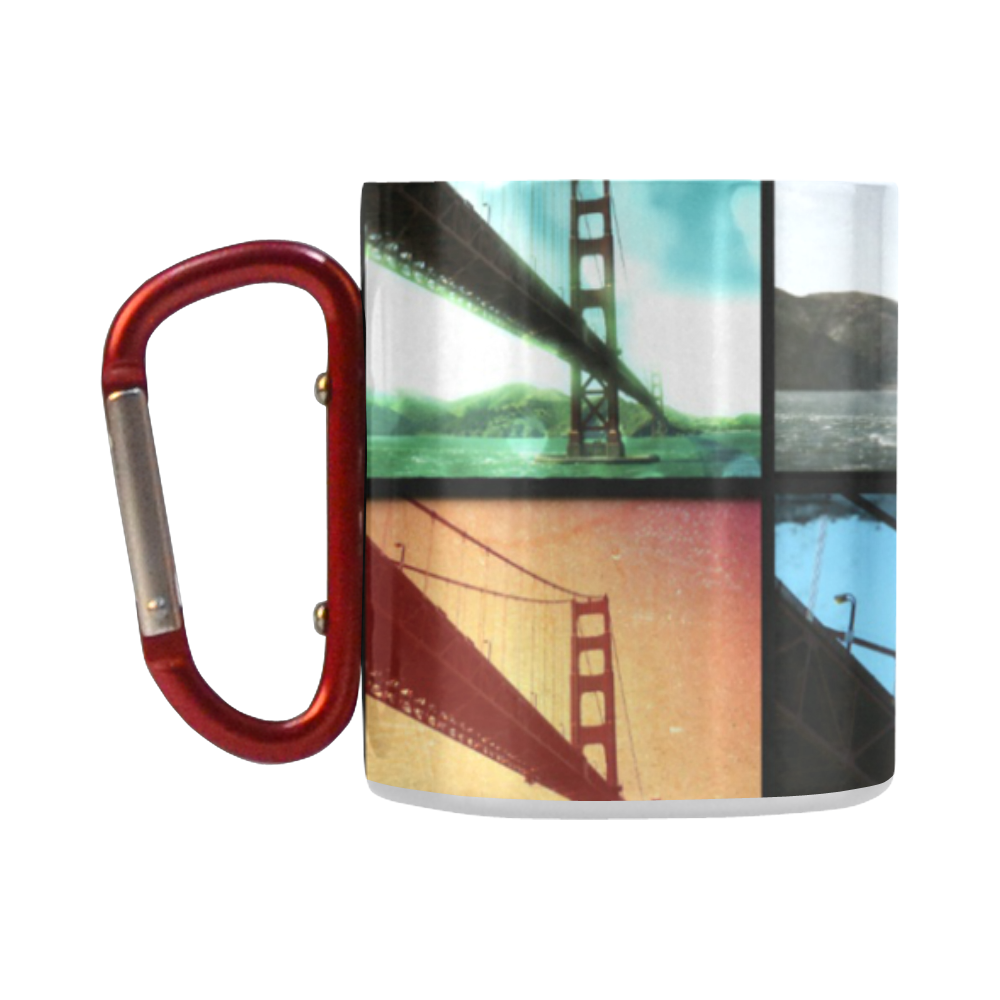 Golden Gate Bridge Collage Classic Insulated Mug(10.3OZ)