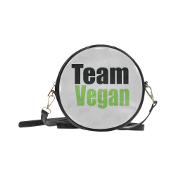 Team Vegan Round Sling Bag (Model 1647)