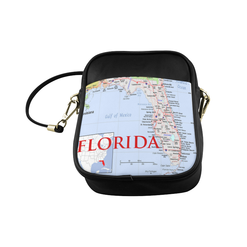 Florida modern Map Sling Bag (Model 1627)