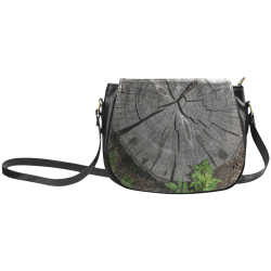 Dried Tree Stump Classic Saddle Bag/Small (Model 1648)