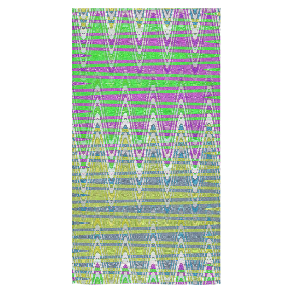 Colorful Waves Bath Towel 30"x56"