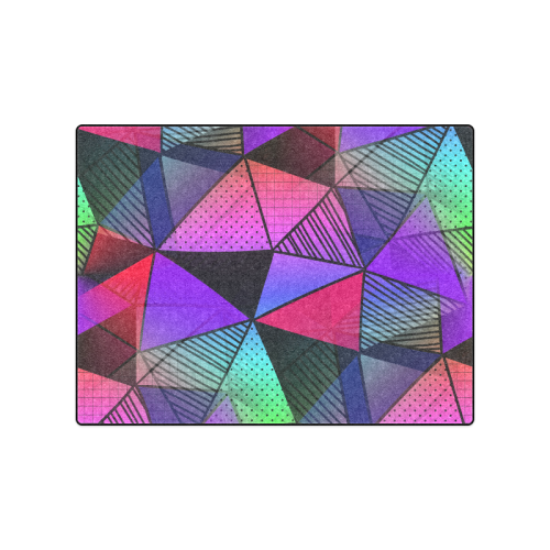 Modern Triangles Blanket 50"x60"