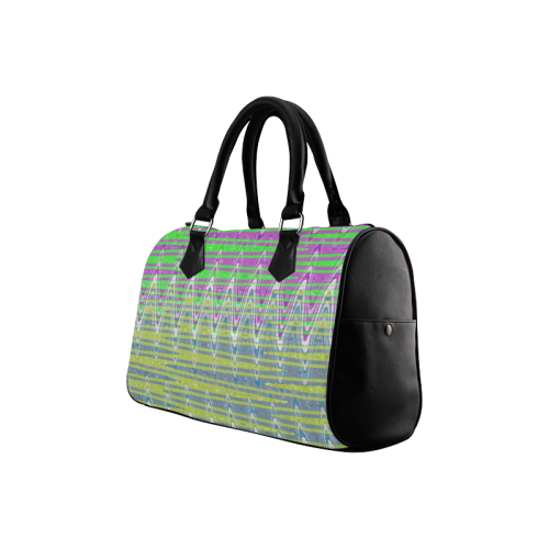 Colorful Waves Boston Handbag (Model 1621)