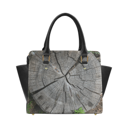 Dried Tree Stump Classic Shoulder Handbag (Model 1653)